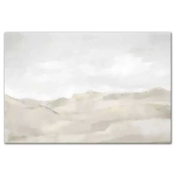 Canvas Art-Kirklands Home Neutral Abstract Canvas Art Print, 48x32 in. Gray