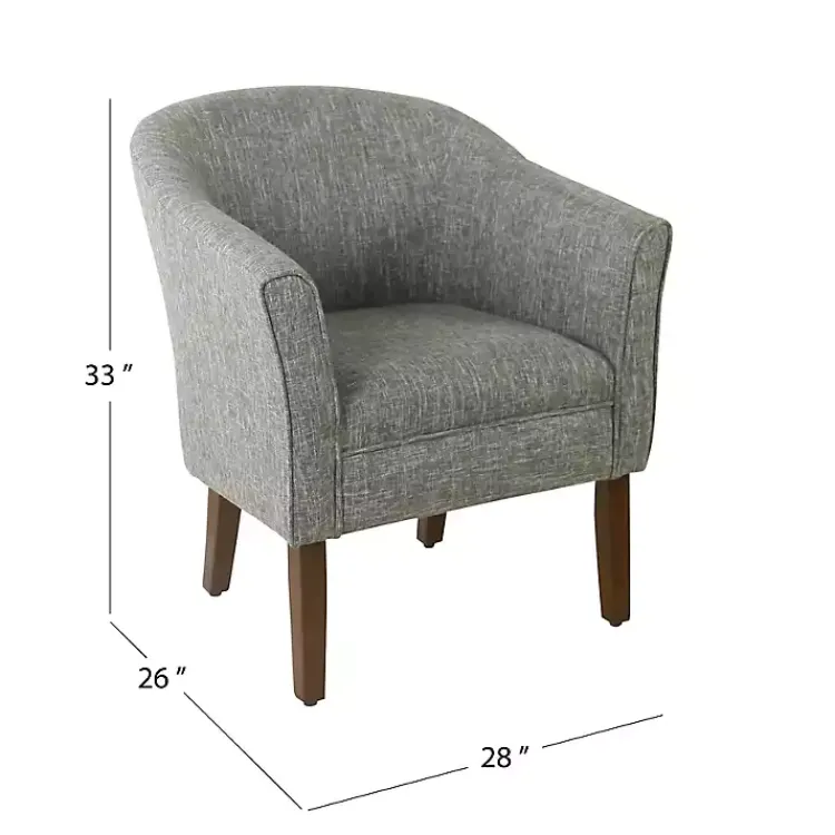 Accent Chairs-Kirklands Home Slate Accent Chair Gray