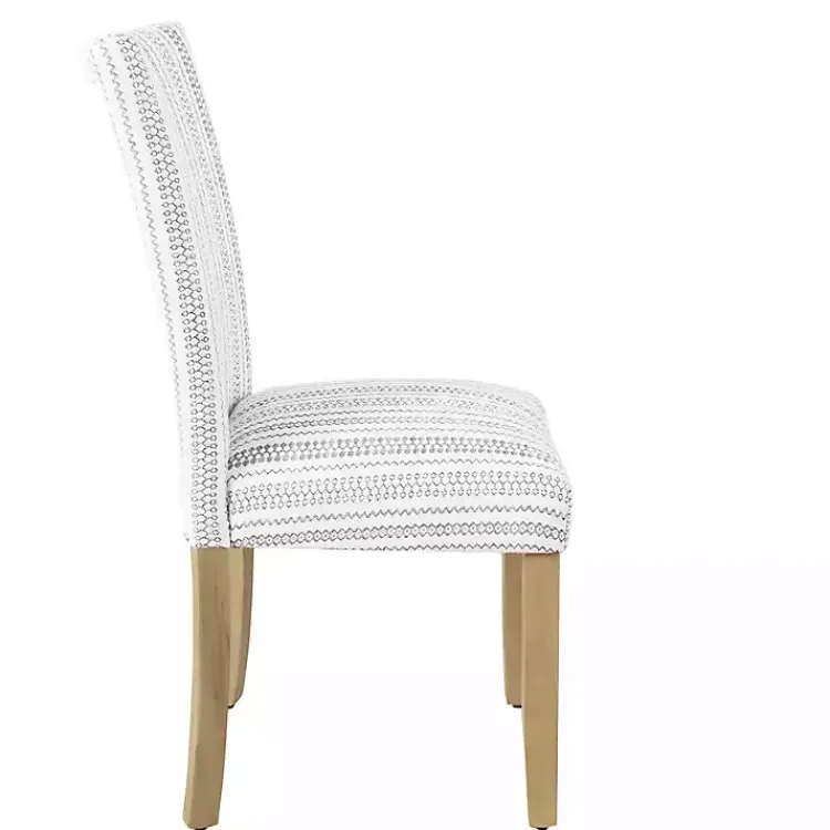 Dining Chairs-Kirklands Home Farmhouse Stripes Highback Dining Chairs, Set of 2