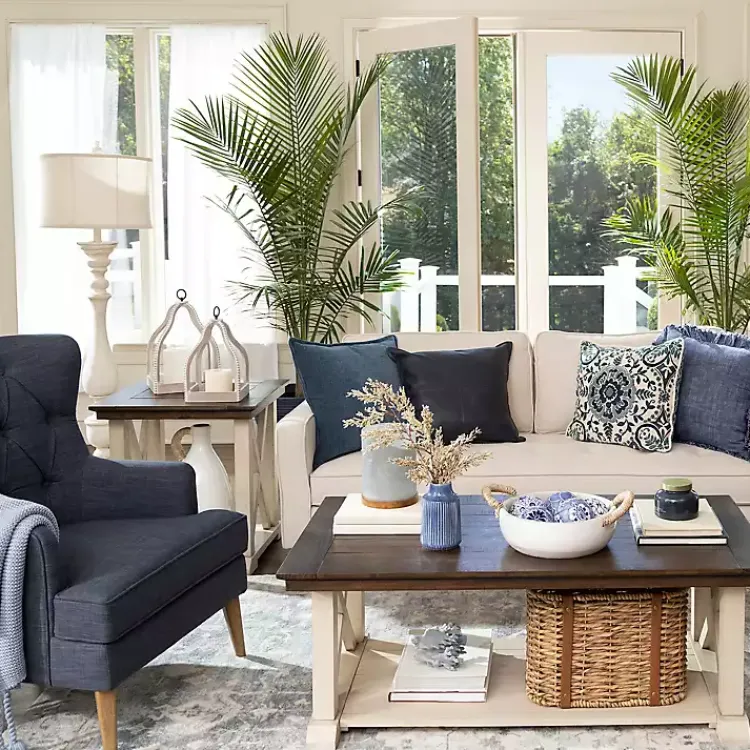 Floor Lamps-Kirklands Home Savannah Floor Lamp Ivory