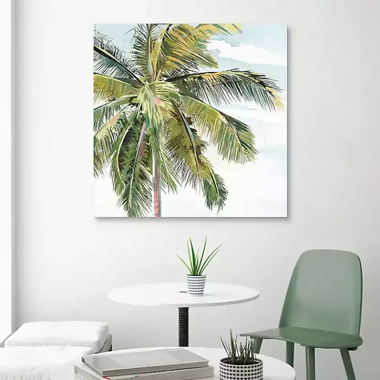 Canvas Art-Kirklands Home Tall Palm Canvas Art Print, 35x35 in.