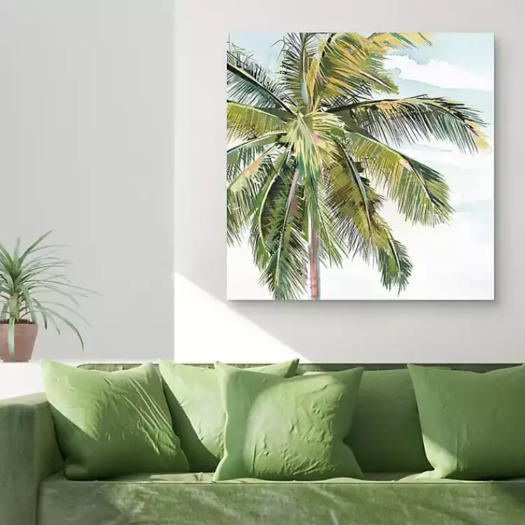Canvas Art-Kirklands Home Tall Palm Canvas Art Print, 35x35 in.