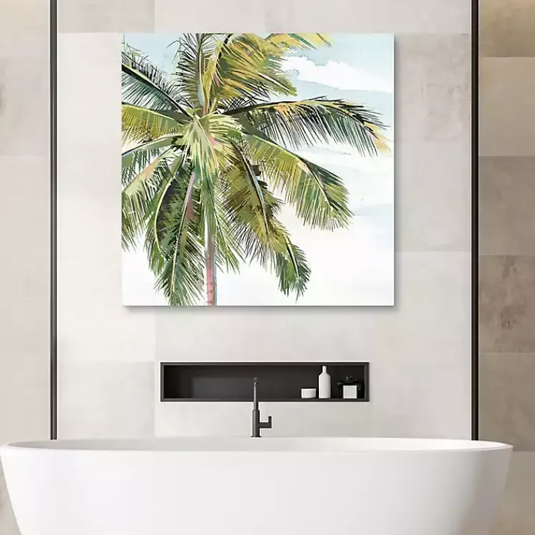 Canvas Art-Kirklands Home Tall Palm Canvas Art Print, 35x35 in.