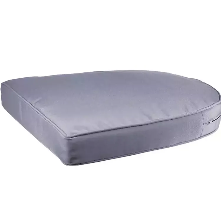 Outdoor Cushions & Pillows-Kirklands Home Steel Outdoor Wicker Seat Cushion Blue