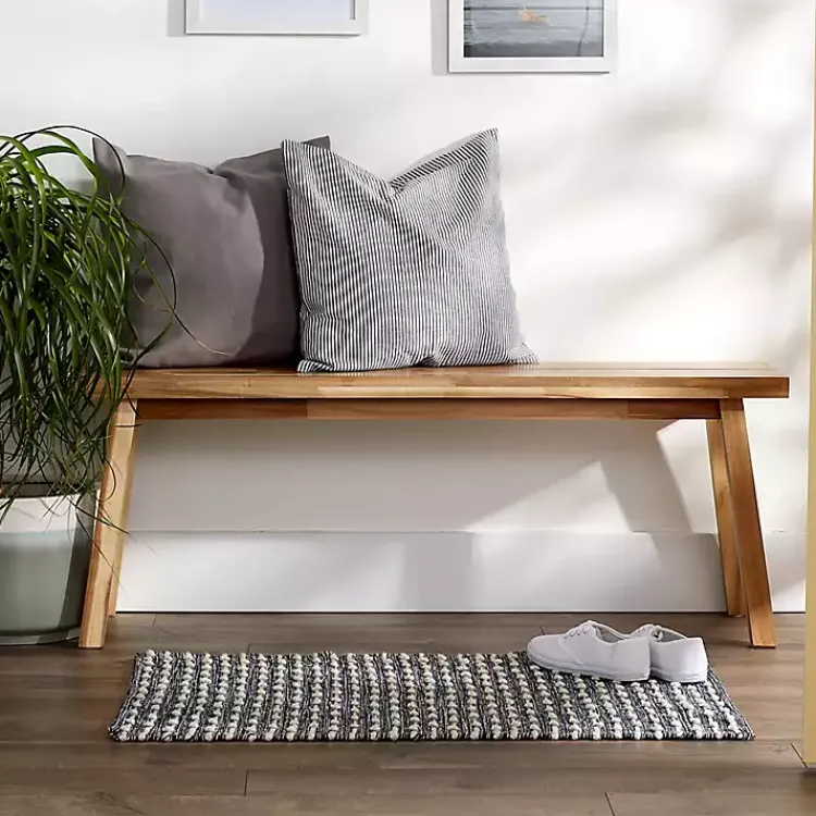 Accent Rugs-Kirklands Home French Recycled Cotton Accent Rug, 2x3 Blue