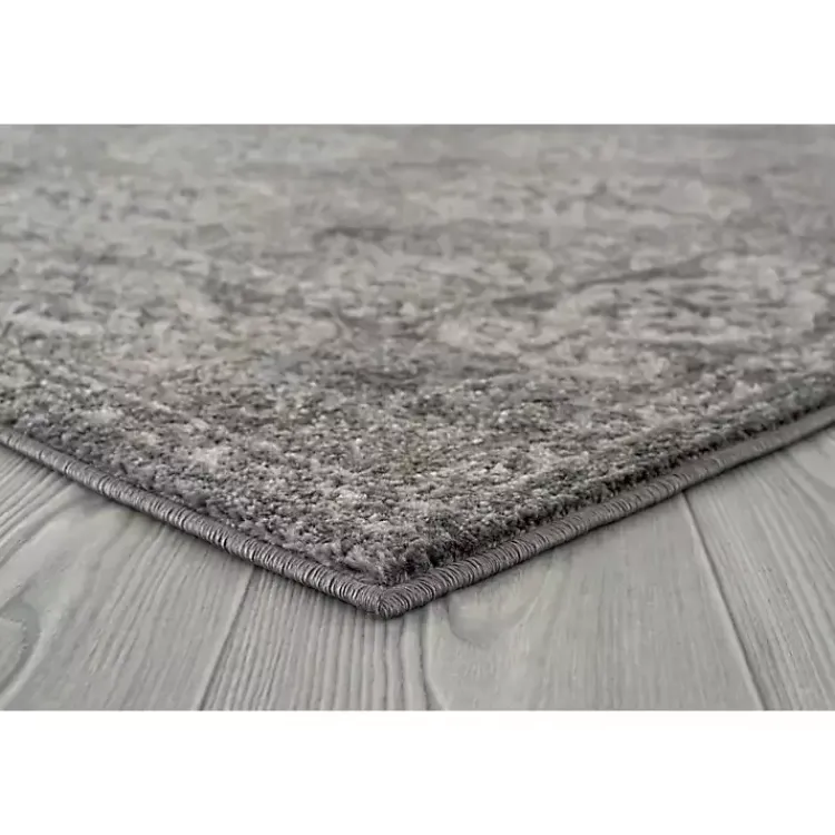 Area Rugs-Kirklands Home Bordered Pattern Area Rug, 4x6 Brown