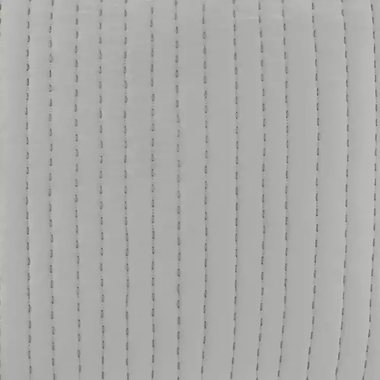 Bedding Essentials-Kirklands Home Quilted Euro Sham Gray