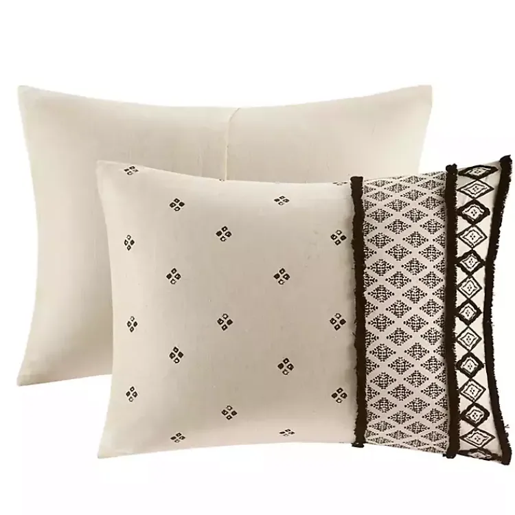 Comforters-Kirklands Home Black Diamond 3-pc. Full/Queen Comforter Set