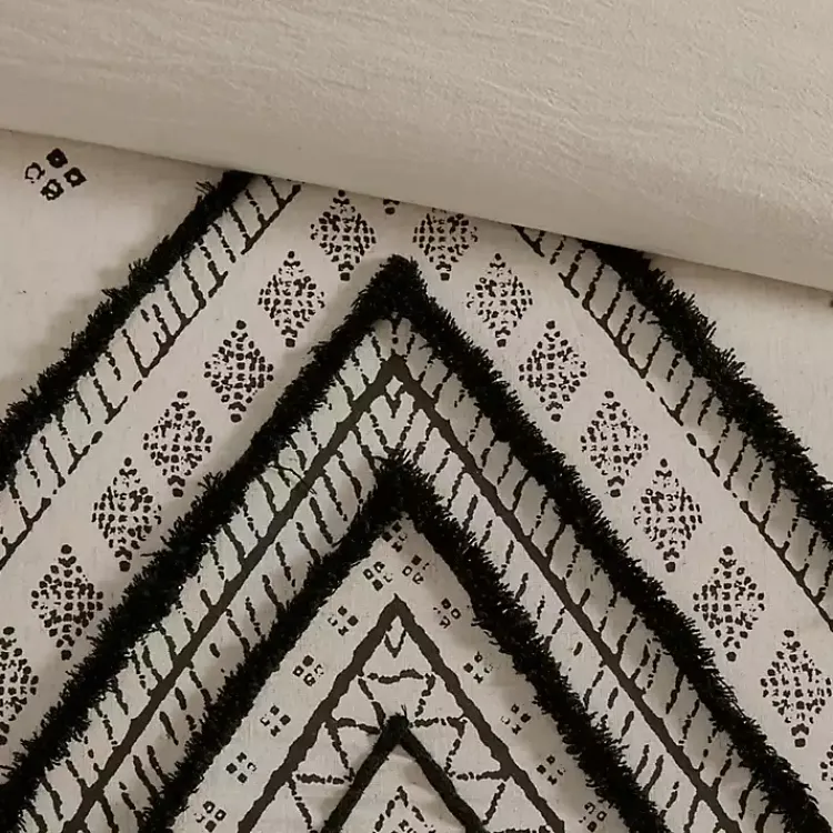 Comforters-Kirklands Home Black Diamond 3-pc. Full/Queen Comforter Set