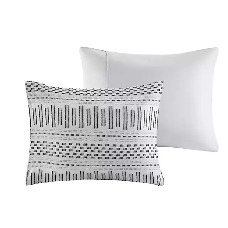 Comforters-Kirklands Home Woven Jacquard California King Comforter Set Gray