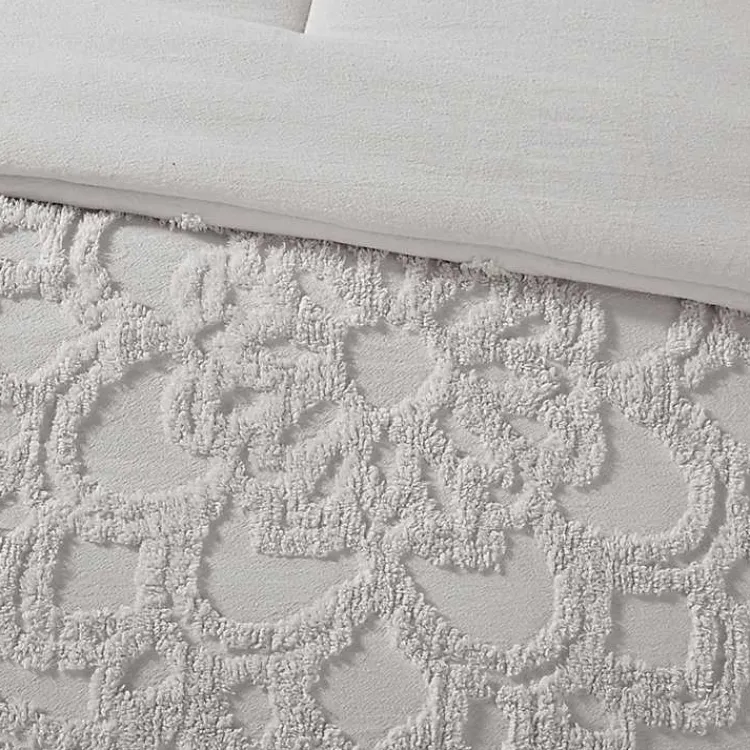 Comforters-Kirklands Home Medallion Full/Queen 3-pc. Comforter Set Gray