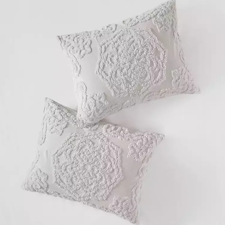 Comforters-Kirklands Home Medallion Full/Queen 3-pc. Comforter Set Gray