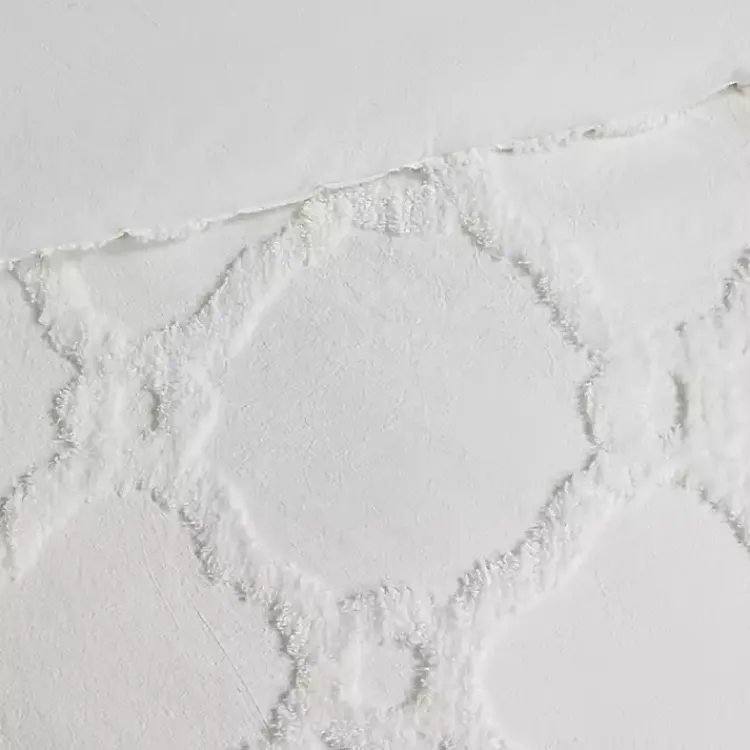 Comforters-Kirklands Home Geometric California King 3-pc Comforter Set White