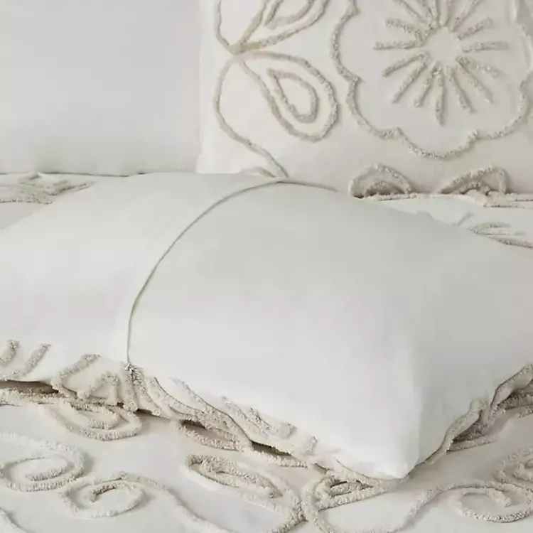 Comforters-Kirklands Home Cream Medallion California King Comforter Set White