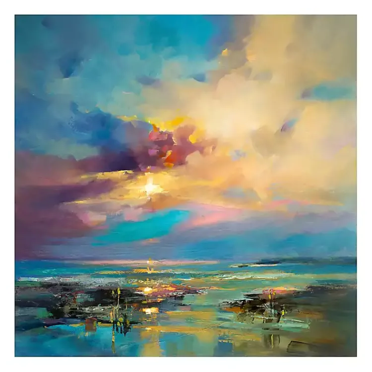 Canvas Art-Kirklands Home Before Nightfall Canvas Art Print, 30x30 in.