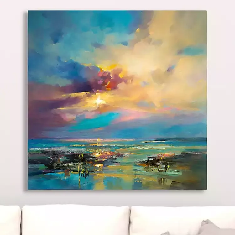 Canvas Art-Kirklands Home Before Nightfall Canvas Art Print, 30x30 in.