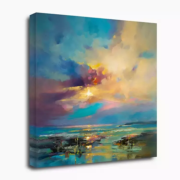 Canvas Art-Kirklands Home Before Nightfall Canvas Art Print, 30x30 in.