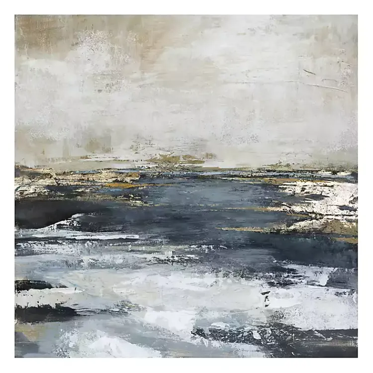 Canvas Art-Kirklands Home Blue Bay Giclee Canvas Art Print, 30x30 in.