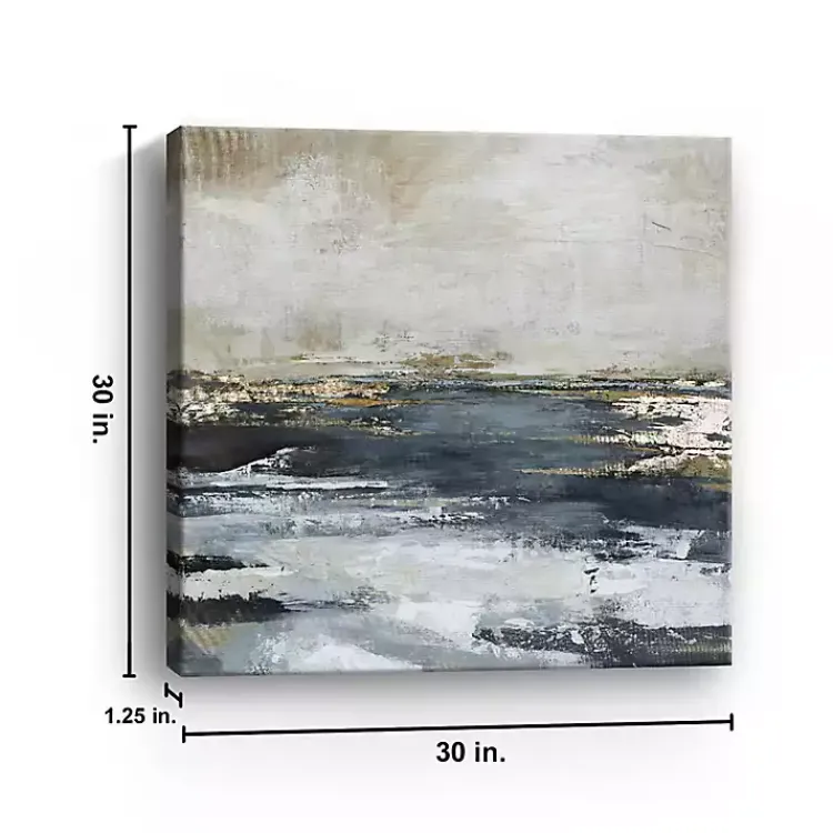 Canvas Art-Kirklands Home Blue Bay Giclee Canvas Art Print, 30x30 in.