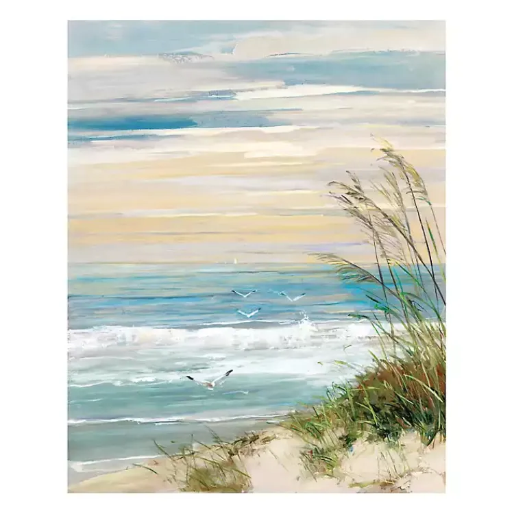 Canvas Art-Kirklands Home Beach at Dusk Canvas Art Print, 24x30 in.