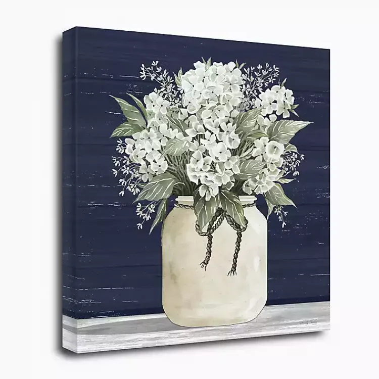 Canvas Art-Kirklands Home White Flowers II Giclee Canvas Print, 30x30 in.
