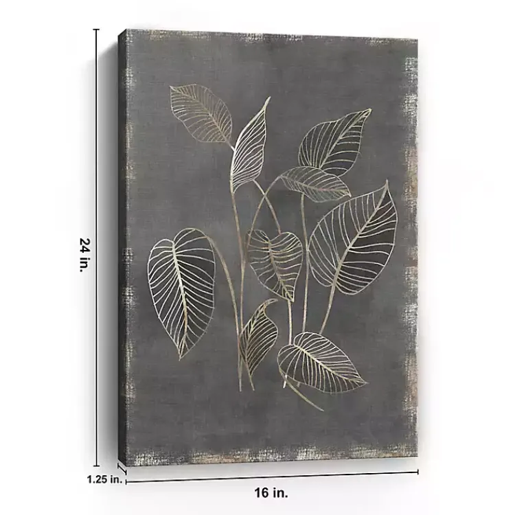 Canvas Art-Kirklands Home Gilded Botanical III Canvas Art Print