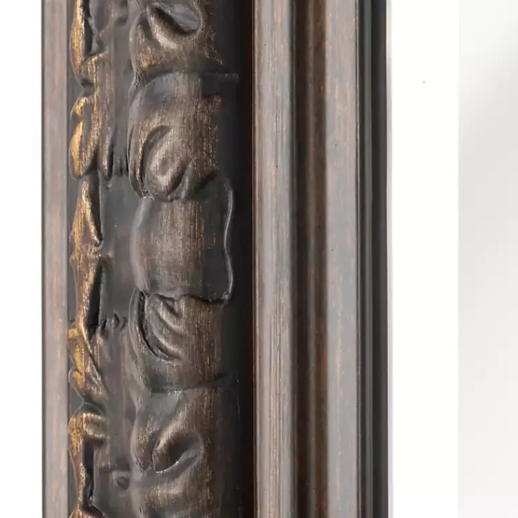 Decorative Mirrors-Kirklands Home Bronze Ornate Beveled Framed Wall Mirror