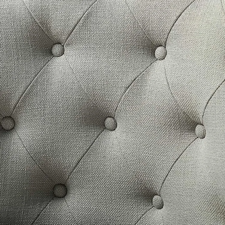 Office Furniture-Kirklands Home Dylan Upholstered Office Chair Gray