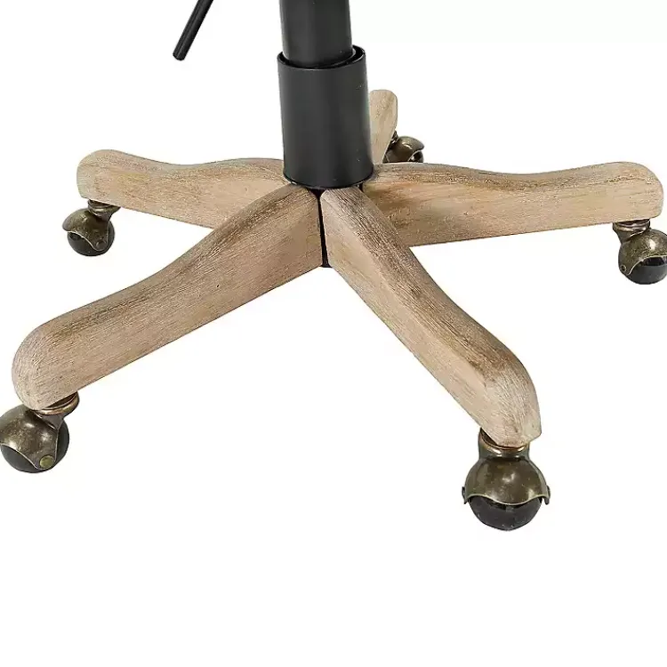 Office Furniture-Kirklands Home Dylan Upholstered Office Chair Gray