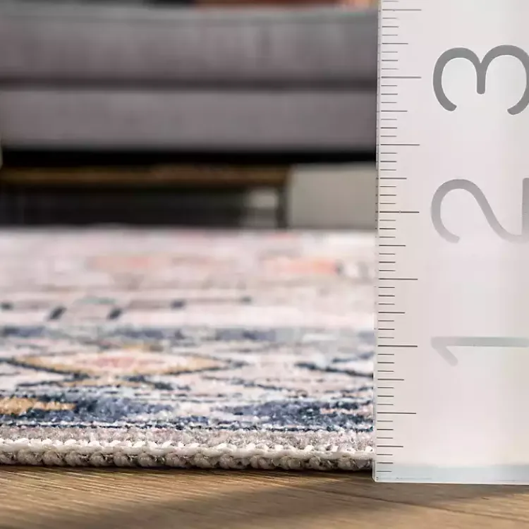 Area Rugs-Kirklands Home Global Motif Washable Area Rug, 3x5 Orange