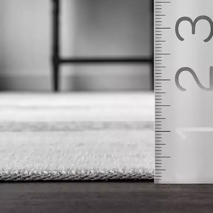 Area Rugs-Kirklands Home Black and Ivory Diamond Washable Runner