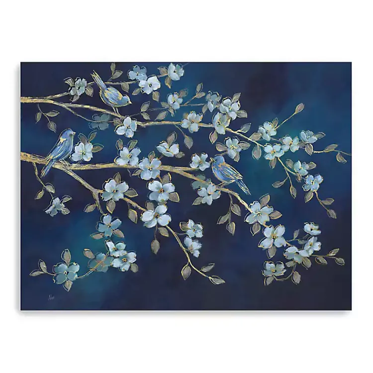 Canvas Art-Kirklands Home Bluebird Conference Giclee Canvas Print, 40x30 in.