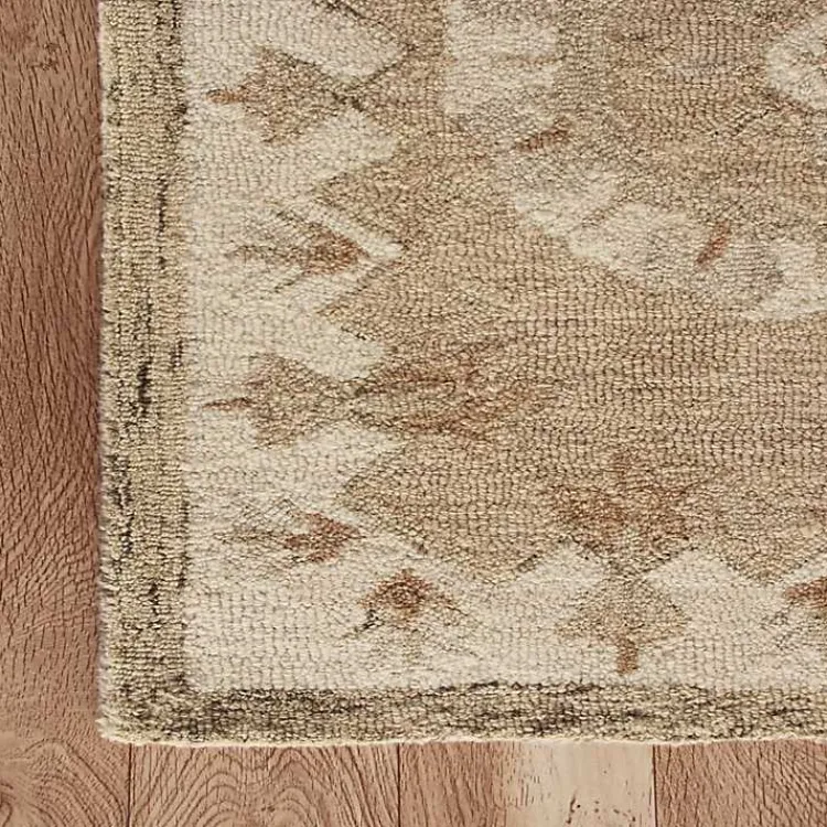 Area Rugs-Kirklands Home Mojave Medallion Wool Runner, 2x7