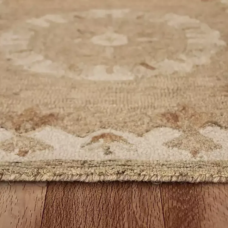 Area Rugs-Kirklands Home Mojave Medallion Wool Runner, 2x7