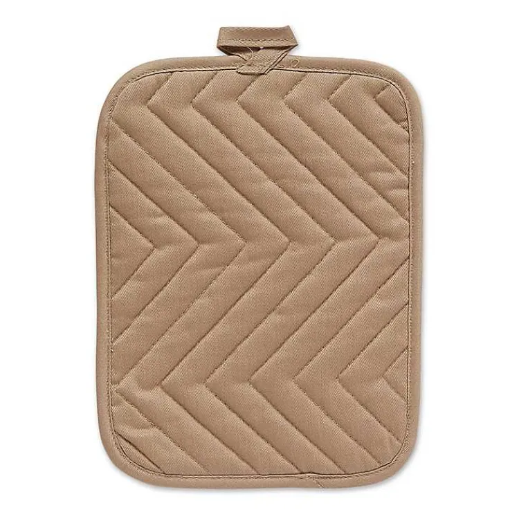 Kitchen Accessories-Kirklands Home Stone Quilted 3-pc. Potholder Set Brown