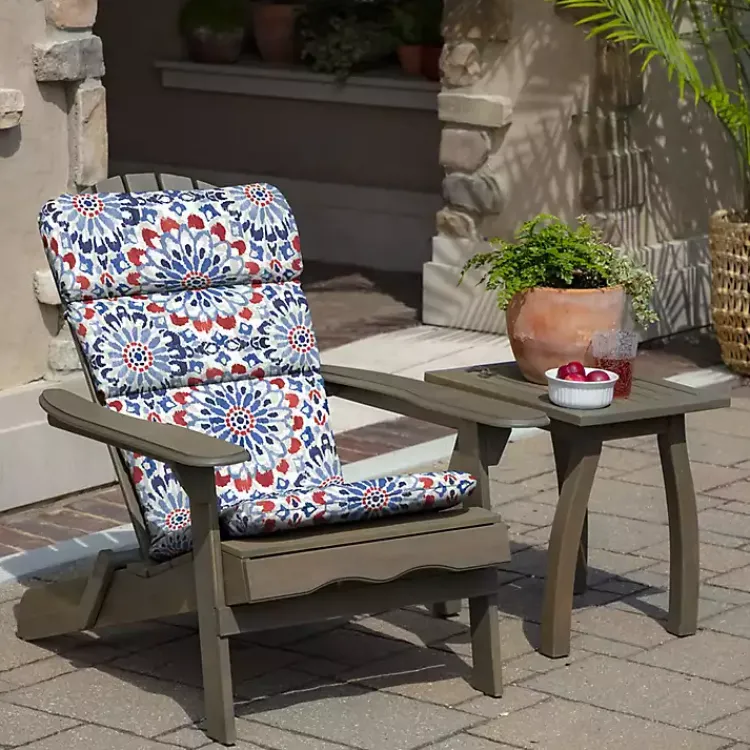 Outdoor Cushions & Pillows-Kirklands Home Clark Outdoor Adirondack Cushion