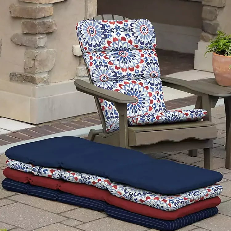 Outdoor Cushions & Pillows-Kirklands Home Clark Outdoor Adirondack Cushion