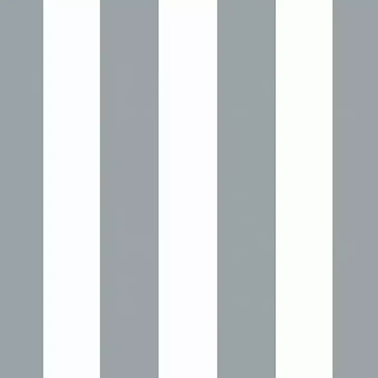 Outdoor Cushions & Pillows-Kirklands Home Stone Stripe Luxe Outdoor Dining Chair Cushion Gray
