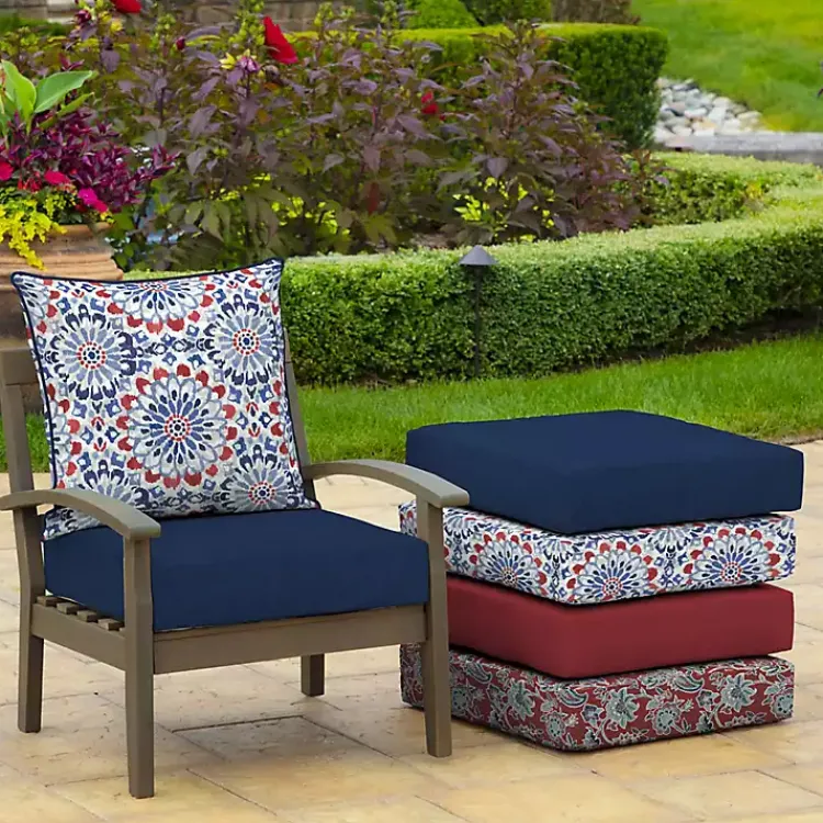 Outdoor Cushions & Pillows-Kirklands Home Clark 2-pc. Outdoor Deep Seat Cushion