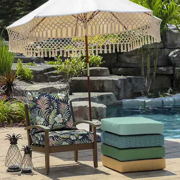 Outdoor Cushions & Pillows-Kirklands Home Simone Tropical 2-pc. Outdoor Deep Seat Cushion