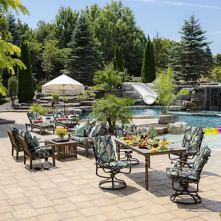 Outdoor Cushions & Pillows-Kirklands Home Simone Tropical 2-pc. Outdoor Deep Seat Cushion