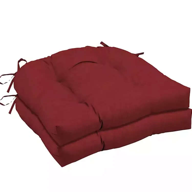 Outdoor Cushions & Pillows-Kirklands Home Ruby Leala 2-pc. Outdoor Wicker Chair Cushion Set Red