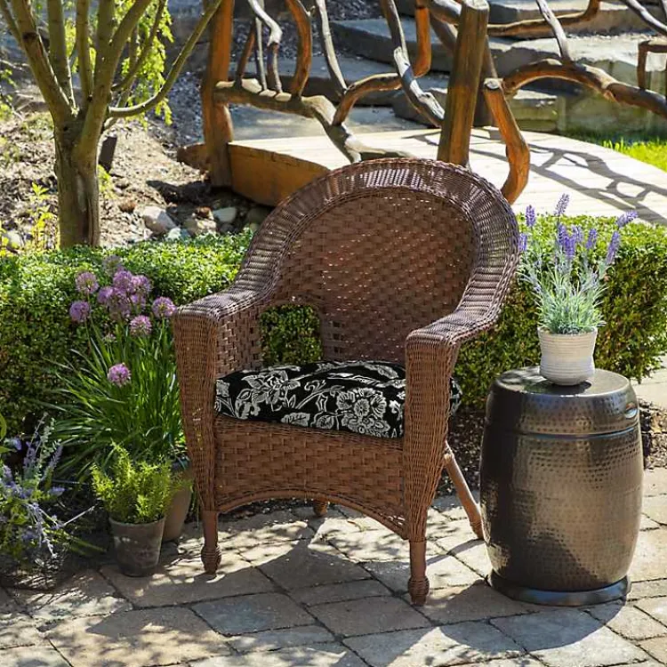 Outdoor Cushions & Pillows-Kirklands Home Ashland Jacobean 2-pc. Outdoor Wicker Cushion Set