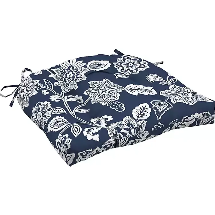 Outdoor Cushions & Pillows-Kirklands Home Sapphire Ashland Outdoor Wicker Cushion