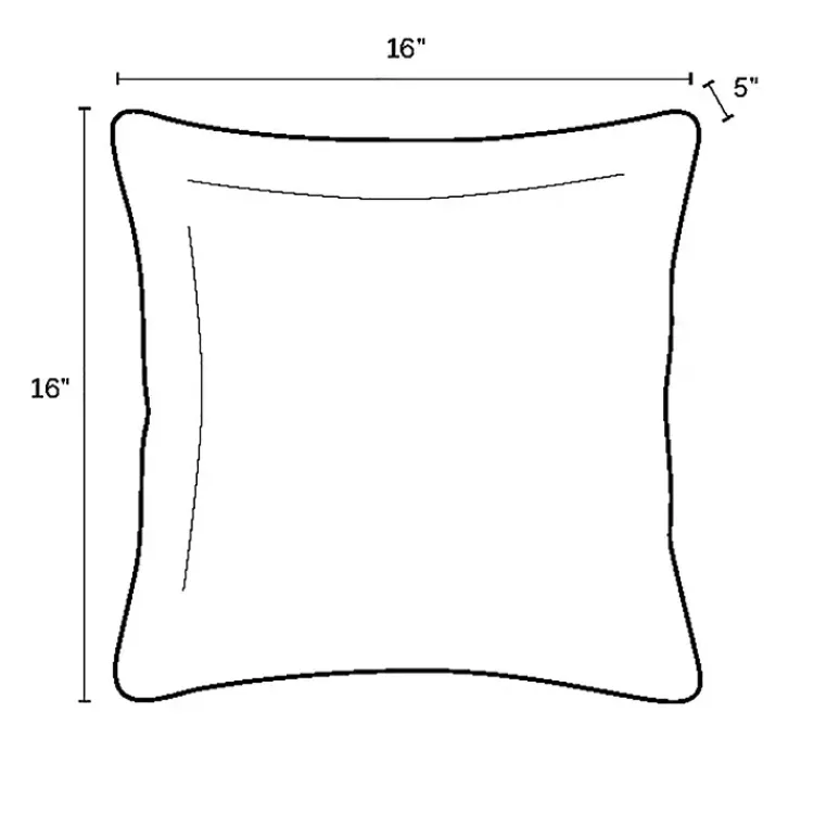 Outdoor Cushions & Pillows-Kirklands Home Aurora Damask Outdoor Pillow Black