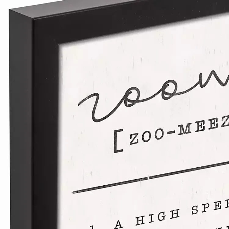 Wall Quotes & Signs-Kirklands Home Zoomies Framed Canvas Art Print, 12x15 in.