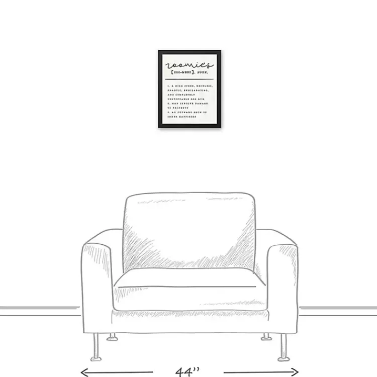 Wall Quotes & Signs-Kirklands Home Zoomies Framed Canvas Art Print, 12x15 in.