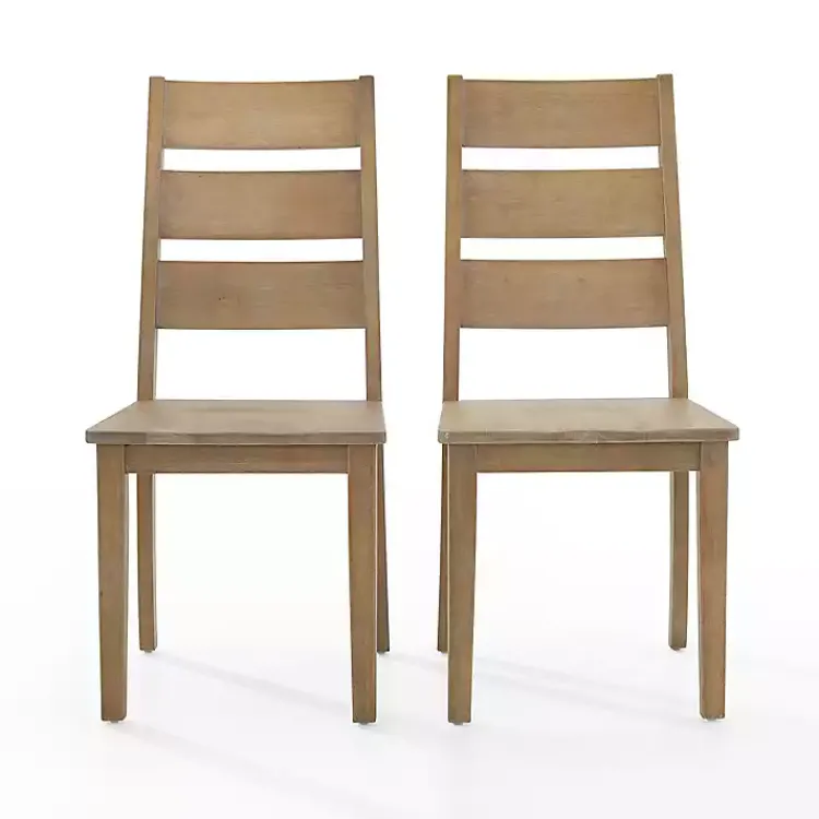 Dining Chairs-Kirklands Home Jolie Ladder Back 2-pc. Dining Chair Set Tan