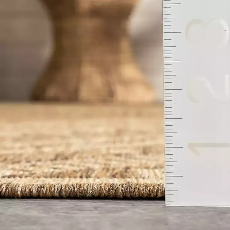 Outdoor Rugs-Kirklands Home Marti Banded Lines Outdoor Rug, 8x10 Tan