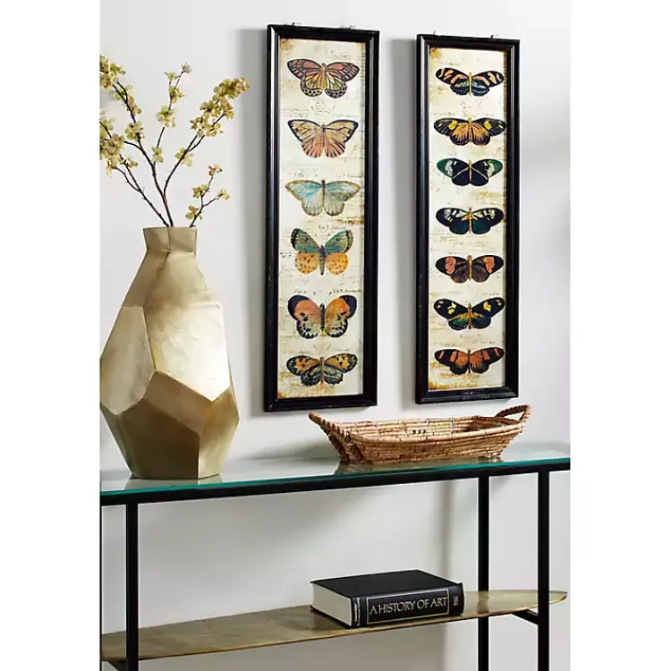Wall Quotes & Signs-Kirklands Home Literary Butterflies Framed Art Prints, Set of 2